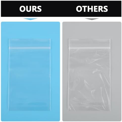 500 Pcs 1.5 x 2 Inch Clear Resealable Plastic Bags, 2 Mil Mini Zip Bags - Image 3