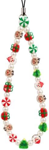 Beaded Camera Wrist Strap Cute Digital Camera Charm Lanyard Phone Charms Strap Beaded Camera Chain for Phone by CasaPopz