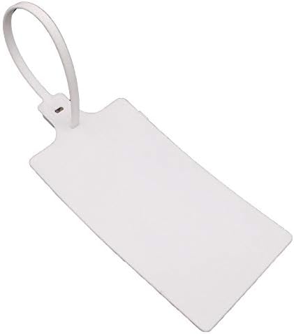 Plastic Seals Shipping Tags Logistics Use Big Sign Tie Large Label Tie, 255 mm Total Length, Package of 100 pcs (White) by XF-Vel