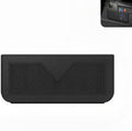 Car Seat Side Pocket Organizer, 9.45" x 3.94" Self-Adhesive Elastic Mesh Storage Pouch, PU Leather Car Interior Phone Cards Console Organizer, Universal for Most Cars SUVs (Black) by Unknown