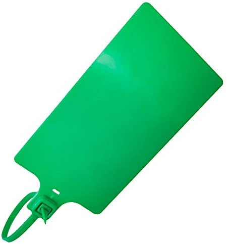 Plastic Seals Shipping Tags Logistics Use Big Sign Tie Large Label Tie, 255mm Total Length, Package of 100pcs (Green) - Image 4