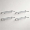 4 Pack 18" x 60" Chrome NSF Wire Wall Mount Shelf, Heavy Duty Wall Storage Rack, Industrial Metal Shelving, Fixed Shelf for Stock Rooms, Warehouse by Zedfire