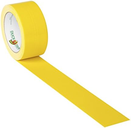 Duck 1304966 Tape, Yellow Sunburst, 1.88" x 20 Yards, Single Roll - Image 3
