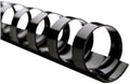 GBC Binding Spines/Spirals/Coils, 1/4" Diameter, 25 Sheet Capacity, CombBind, Black, 100 Pack (4000020) by GBC