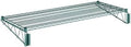 24" x 60" Wire Green Epoxy Wall Mount Shelf, Commercial Fixed Wall Mount Rack, NSF, Metal Floating Shelving for Kitchen, Stock Rooms, Home and Hotel by Zedfire