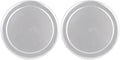American Metalcraft TP9 TP Series 18-Gauge Aluminum Pizza Pan, Standard Weight, Wide Rim, 9-Inch,Silver (Pack of 2) by AmericanMetalcraftInc