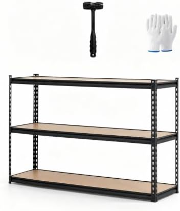 OUTLANE 3 Tier Garage Shelving Heavy Duty,1350 LBS Adjustable Rack Shelf by OUTLANE