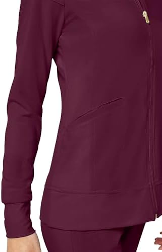 Cherokee iFlex Scrub Jacket for Women 2 Pocket Zip Front - Image 6