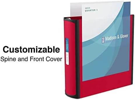 Staples Better Binder, 4 Inch D-Ring, Red, Reinforced Spine - Image 3