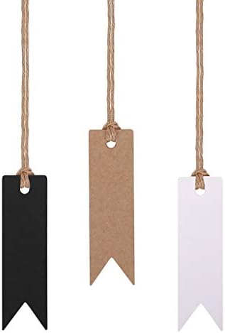 Kraft Thank You Gift Tags with Jute Twine, Fishtail 150 Count - Image 2