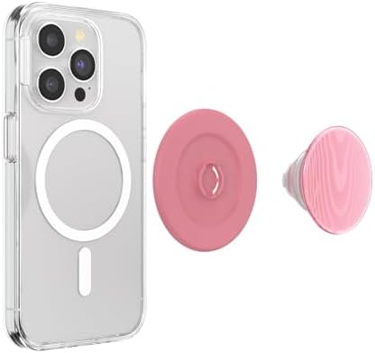 PopSockets Phone Grip for MagSafe, Magnetic Holder- Alum Moire Putty - Image 4
