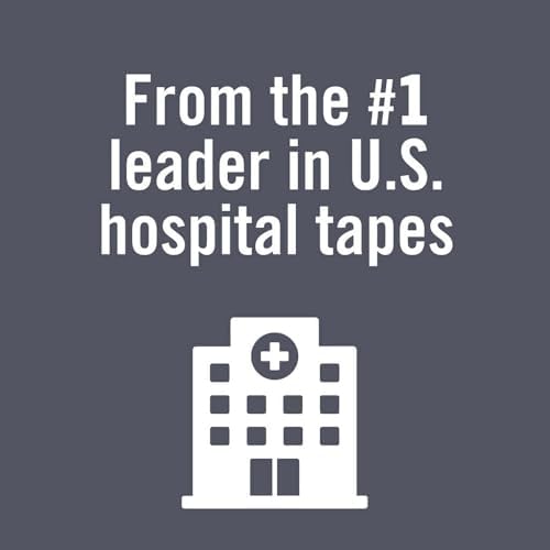 Nexcare Gentle Paper Tape, Medical Paper Tape, Secures Dressings and Lifts Away Gently - 1 in x 10 Yds, 2 Rolls of Tape (Pack of 4) - Image 5