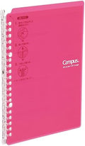 Kokuyo Smart Ring Binder, A5 Pink Binder Notebook, Up to 25 Filler Papers by KokuyoUS