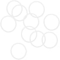 uxcell Silicone O-Rings 30mm OD 26mm ID 2mm Width White 10 Pack by uxcell