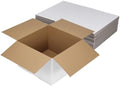Hoikwo 12x12x8 Large Thin White Light Weight Shipping Boxes Set of 15 by Hoikwo