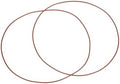 2pcs Fluorine Rubber O-Rings 180x176x2mm Metric FKM Sealing Gasket by Unknown