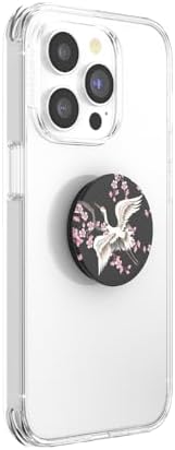 PopSockets Adhesive Phone Grip, Holder, Phone Stand, Plant-Based - Crane in Flight - Image 3