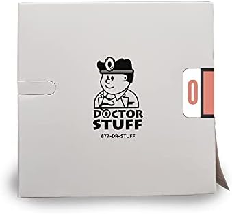 Doctor Stuff - File Folder Labels, Number 0, Tab Products 1282 Match - A1282 Series Chart Stickers, Pink, 1" x 1-1/4", #0, 500/Roll - Image 4