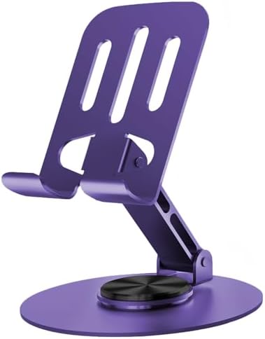 Universal Metal Cell Phone Stand, Purple by Lusosh
