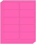 L LIKED 2" x 4" Neon Fluorescent Pink Labels 300 Labels 30 Sheets by LLIKED