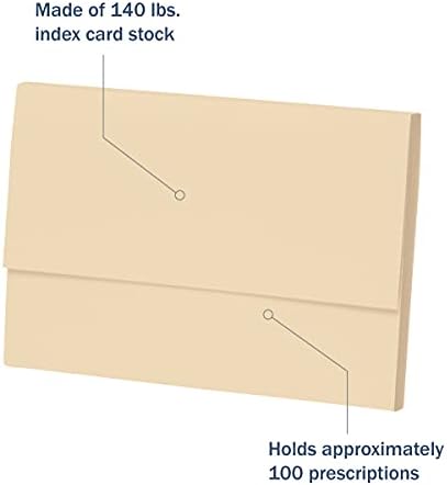 Apothecary Products Manila Folders, XL Expandable Double Fold, 100 Count - Image 2