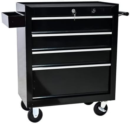 LuckyNote】Rolling Tool Chest, 4 Drawer Tool Box by %E3%80%90LuckyNote%E3%80%91
