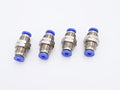 Push to Connect Fitting 1/8" Tube OD, Pneumatic Bulkhead Union by IVLPHA
