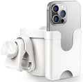 Guiseapue 2-in-1 Stroller Cup Holder Phone Holder, White, Baby Essentials by Welcome