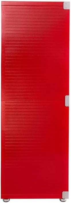Heavy Duty Steel Storage Cabinet with Double Doors, Adjustable Shelves, Door Secured Lock, Large Capacity Organizer for Garages,Offices and Warehouses (Red, 60" W x 24" D x 72" H) - Image 6