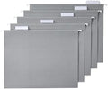 Amazon Basics Hanging File Folders with Adjustable Tabs for Document Organization, Letter Size, Gray, 25-Pack by AmazonBasics