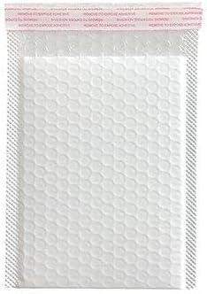 Water Resistant Bubble Envelope Mailers 6 inch x 9 inch #0 White Poly Padded - Image 4