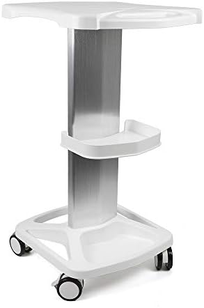 Beauty Salon Trolley Cart, Mobile Rolling Cart with Tray and Wheels for Professional Beauty Equipment, Spa Storage Solutions, LxW: 18x15inch by DYRABREST