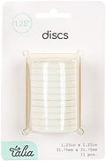 Talia Discbound Notebook - Discs (White, 1.25inch) by Talia