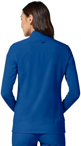 Cherokee iFlex Scrub Jacket for Women 2 Pocket Zip Front - Image 3