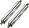 YOKIVE 2 Pcs Conveyor Roller, Stainless Steel Roller Replacement | Smooth Movement, Great for Factories, Warehouses Use (Silver, 1.5 Inch Dia, 8 Inch Length) by YOKIVE