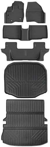 AUXKO Floor Mats Cargo+Backrest+Under Trunk Mat for Ford Explorer 2011-2014 - Image 2