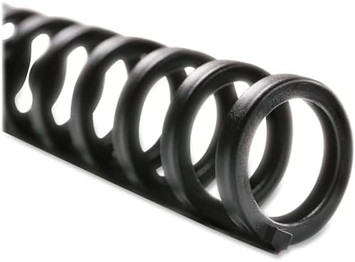 GBC Binding Spines / Spirals / Coils, 5/16" Diameter, 45 Sheet Capacity, ProClick, Black, 25 Pack (2515662) - Image 2