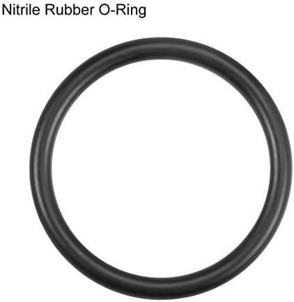uxcell Nitrile Rubber O-Rings 46mm OD 38mm ID 4mm Width, Metric Nitrile Rubber Sealing Gasket for Automotive Machine Plumbing, Pack of 1 - Image 2
