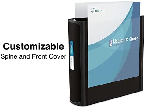 Staples Better Binder, 2-Inch 3-Ring View, Black, 2-Pack - Image 3