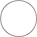 uxcell Nitrile Rubber O-Rings 185.3mm OD 180mm ID 2.65mm Width, Metric Nitrile Rubber Sealing Gasket, Pack of 1 by uxcell