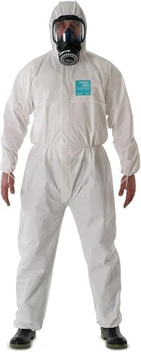 Hazmat Suits Hooded Coveralls Disposable Chemical-Resistant, Elastic, Unisex-Adult Industrial 8 Sizes - Image 3