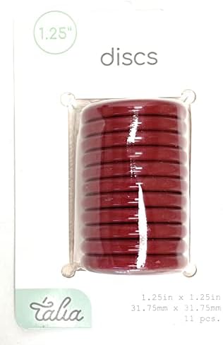 Talia Discbound Notebook - Discs (Chili oil, 1.25inch) - Image 3