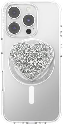 PopSockets Phone Grip for MagSafe, Magnetic Holder- Silver Sizzle - Image 3