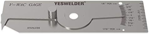 YESWELDER V-WAC Single Weld Gage Inch Inspection Gauge - Image 4