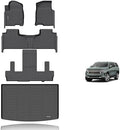 KELCSEECS Floor Mats for Chevy Suburban/GMC Yukon XL 7 Seats 2021-2026 by KELCSEECS