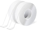 Art3d Nano Double-Sided Foam Tape, 1/12" x 1" x 10', 2-Roll Pack, Crystal by Art3d