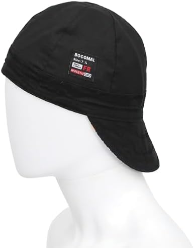 BOCOMAL FR Welding Cap Paisley Printed CAT2 Midweight 6 Pannel Welder Caps - Image 6