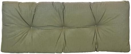 Klear Vu The Gripper Non-Slip Tufted Bench Cushion for Indoor Furniture, Assembled in USA, Entryway Storage, Bay Window, Corner Nook or Piano Seat, 35 Inches, Chenille Green - Image 3