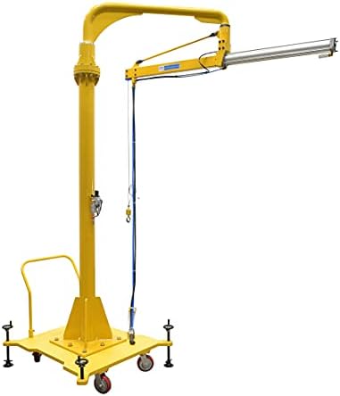 Vestil DSJ-300-P Portable Air Balance Jib Lifter, 93" Arm Length x 57-1/2" Stroke, 250 lbs Capacity - Image 2