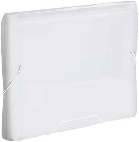 JAM PAPER Accordion Folders - 13 Pocket Plastic Expanding File - Legal Size - 10 x 15 - Clear - 2/Pack - Image 4
